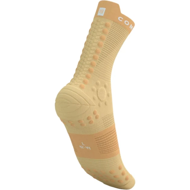 Носки компрессионные высокие Compressport Pro Racing Socks V4.0 Trail Impala/buff orange L (100081371) - изображение 4
