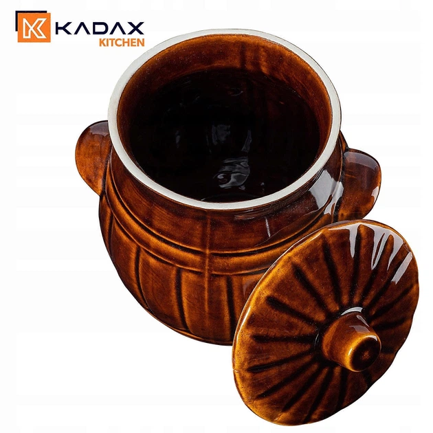 Beczka kamionkowa Kadax Helios z pokrywką 3.7 l (5903699479957) - obraz 5