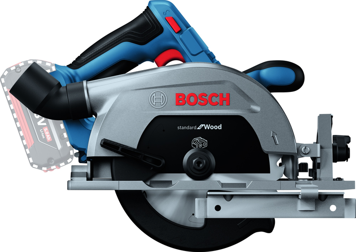 Piła tarczowa akumulatorowa Bosch Professional GKS 18V-57-2 18 V (4059952610573) - obraz 2