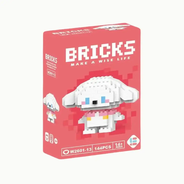 Конструктор фігурка Пікселі BRICKS Cinnamoroll Cinnamon - Фото 3 Конструктор фігурка Пікселі BRICKS Cinnamoroll Cinnamon - зображення 3