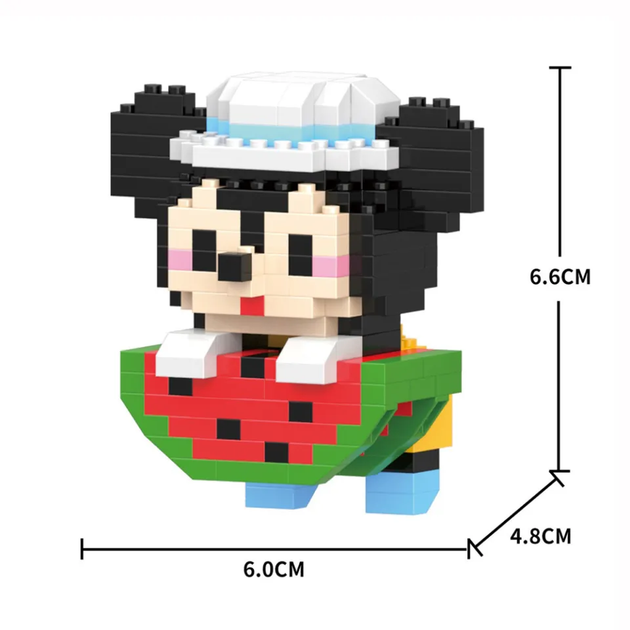 Конструктор фігурка Пікселі BRICKS Мікі Маус Mickey Mouse підвісна - Фото 3 Конструктор фігурка Пікселі BRICKS Мікі Маус Mickey Mouse підвісна - зображення 3