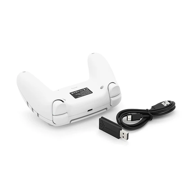 Геймпад Brazzers BR-P5/P4/NL беспроводной для PS5 RGB Wireless DOUBLE Motor Vibration, White, 3.7V, 1000mAh, Box - изображение 4