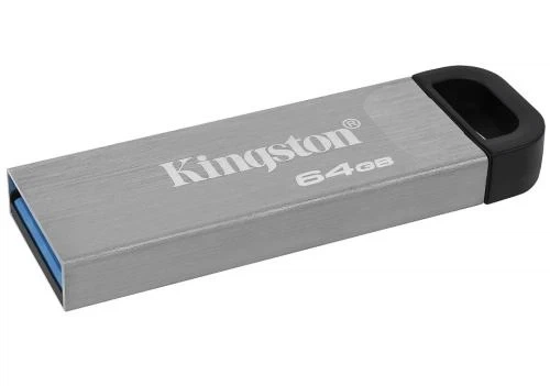 Флеш накопичувач USB 64Gb Kingston DataTraveler Kyson, Silver, USB 3.2 Gen 1, до 200/60 МБ/с (DTKN/64GB) - изображение 2