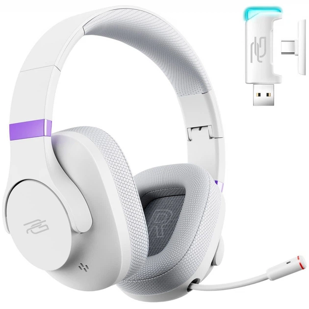 Бездротова ігрова гарнітура Proove Gaming Bliss Pro (APP) white (GHBLPPP10002) - зображення 4