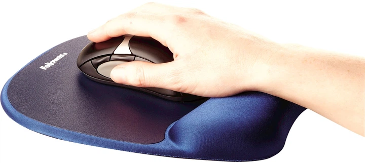 Podkładka Fellowes Memory Foam Wrist Rest Granatowa (9172801) - obraz 6