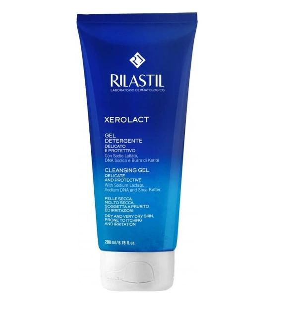 Гель для тіла Rilastil Xerolact м'який очищуючий делікатний 200мл