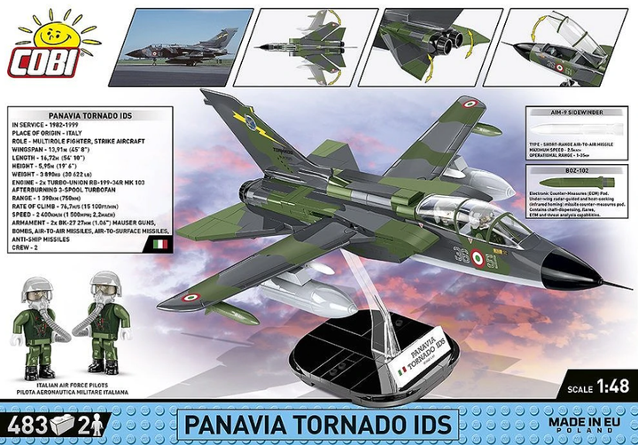 Конструктор Літак винищувач Panavia Tornado IDS COBI 5894 - зображення 3