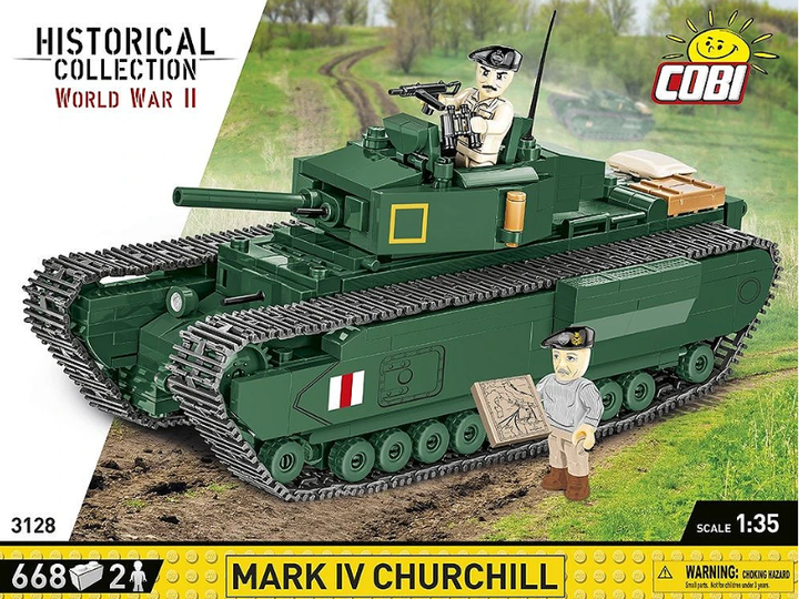 Конструктор детский танк Churchill Mk IV COBI 3128 - изображение 3