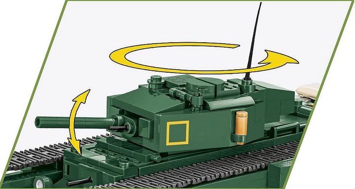 Конструктор детский танк Churchill Mk IV COBI 3128 - изображение 5