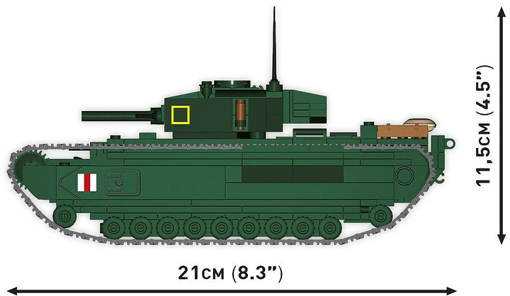 Конструктор детский танк Churchill Mk IV COBI 3128 - изображение 7