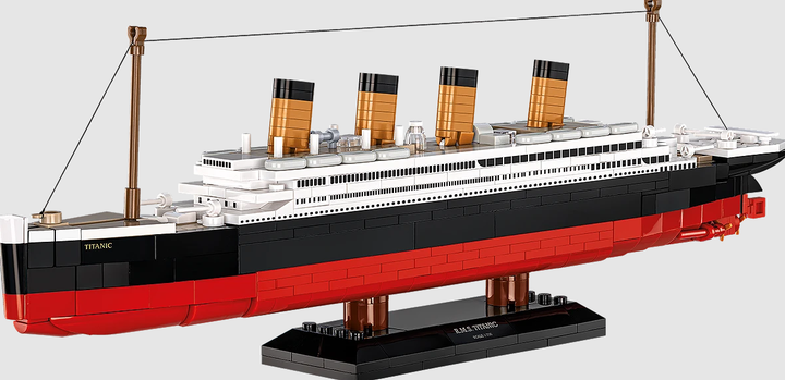 Конструктор COBI R.M.S. Titanic 1:700 (593 детали) — Коллекционная модель Титаника 1680 - изображение 2