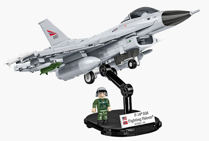Конструктор Самолет истребитель F-16AM Fighting Falcon COBI 5913 - изображение 2