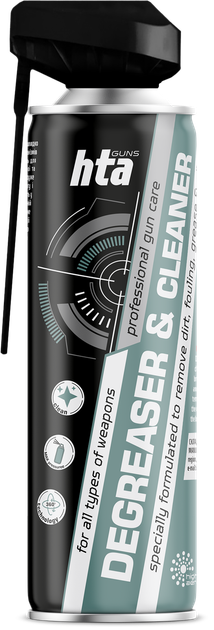 Оружейный очиститель и обезжириватель HTA DEGREASER & CLEANER 500 мл (HTA4031) - изображение 5