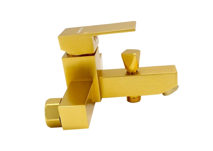 Cмеситель для ванны однорычажный с коротким изливом MILLZ золото металл MRS-AL-F1(Gold) - изображение 5