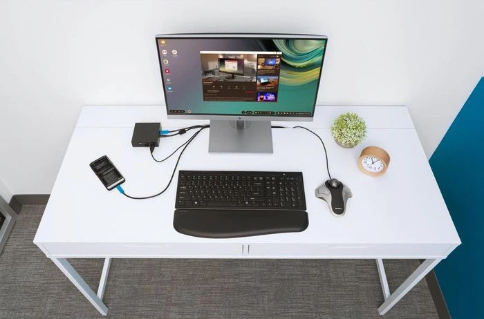 Підставка під зап'ястя Kensington ErgoSoft Wrist Rest for Slim Black (K52800WW) - зображення 7