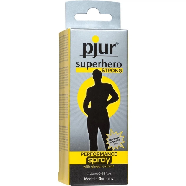 Пролонгатор спрей для мужчин 20 мл Pjur Superhero Performance Spray - Фото 4 Пролонгатор спрей для мужчин 20 мл Pjur Superhero Performance Spray - изображение 4