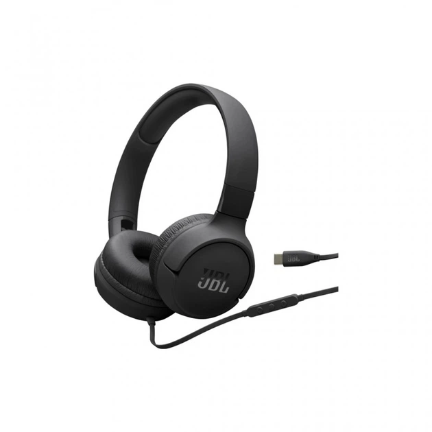 Навушники JBL Tune 520C USB-C Black (JBLT520CBLK) (17203) - Фото 1 Навушники JBL Tune 520C USB-C Black (JBLT520CBLK) (17203) - зображення 1