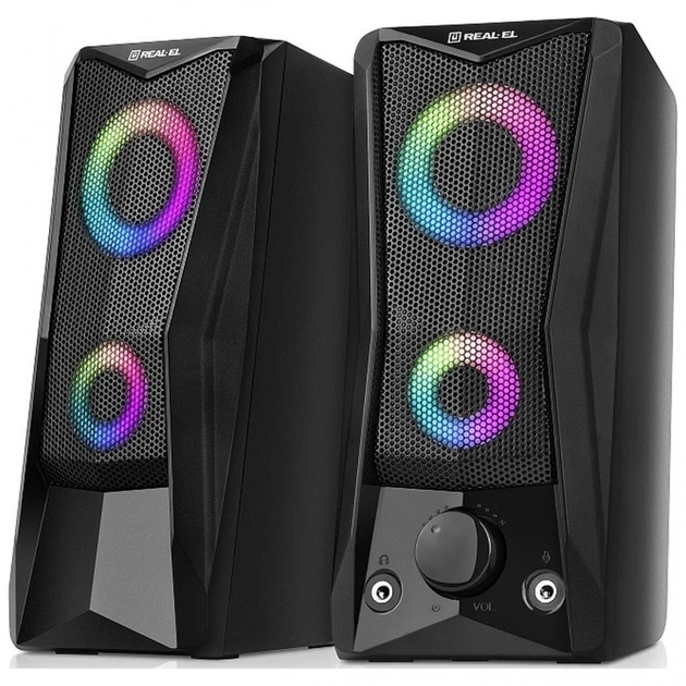 Акустическая система REAL-EL S-107 USB Black (EL121100017) (17085) - изображение 5