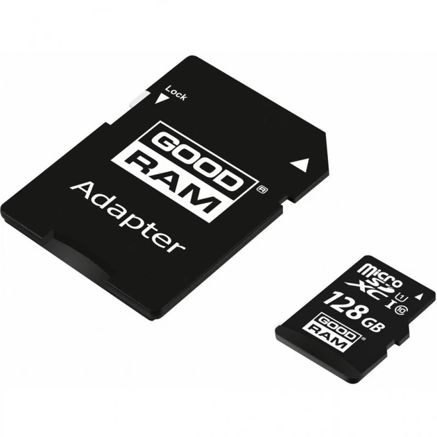 Карта пам'яті Goodram 128GB microSDXC class 10 UHS-I (M1AA-1280R12) (17003) - Фото 4 Карта пам'яті Goodram 128GB microSDXC class 10 UHS-I (M1AA-1280R12) (17003) - зображення 4