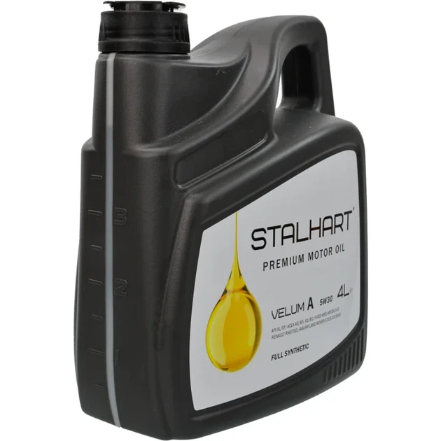Олива моторна Stalhart Velum A 5W-30 (4л.) - Фото 2 Олива моторна Stalhart Velum A 5W-30 (4л.) - зображення 2