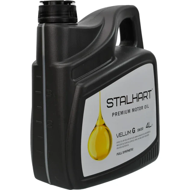 Олива моторна Stalhart Velum G 5W-30 (4л.) - Фото 2 Олива моторна Stalhart Velum G 5W-30 (4л.) - зображення 2