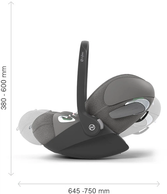 Fotelik samochodowy Cybex Cloud T i-Size Plus Peach Pink Platinum (4063846402991) - obraz 9