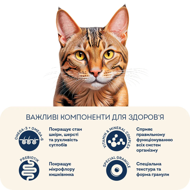 Сухой корм HOME FOOD для активных взрослых кошек "Курочка и креветка" For Active Cats 400 г - изображение 4