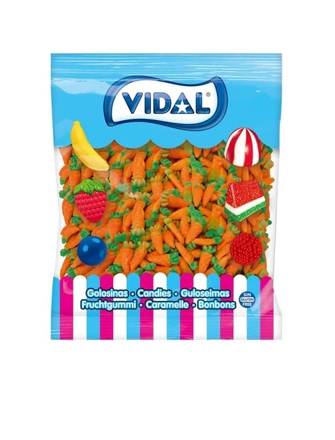 Желейные конфеты Vidal Морковка 1 кг - Фото 1 Желейные конфеты Vidal Морковка 1 кг - изображение 1