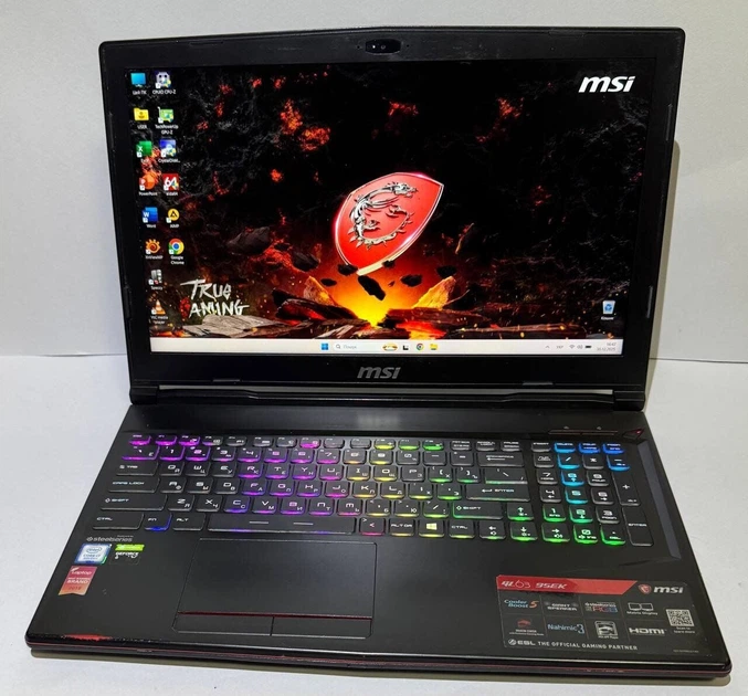 Ігровий ноутбук Б-клас MSI GL63 9SEK / 15.6" (1920x1080) IPS / Intel Core i7-9750H (6 (12) ядер по 2,6 - 4,5 ГГц) / 16 ГБ DDR4 / 256 ГБ SSD + 256 ГБ SSD / nVidia GeForce RTX 2060, 6 ГБ GDDR6, 192-біт / WebCam / Win 11 Pro б/в - Фото 2 Ігровий ноутбук Б-клас MSI GL63 9SEK / 15.6" (1920x1080) IPS / Intel Core i7-9750H (6 (12) ядер по 2,6 - 4,5 ГГц) / 16 ГБ DDR4 / 256 ГБ SSD + 256 ГБ SSD / nVidia GeForce RTX 2060, 6 ГБ GDDR6, 192-біт / WebCam / Win 11 Pro б/в - зображення 2