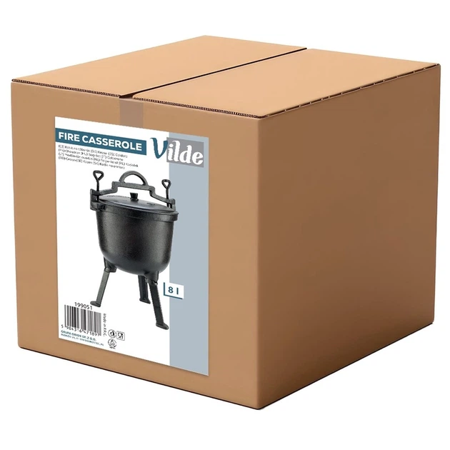 Чавунний казанок Orion 199051 CAST LINE на ніжках з кришкою 8 л (5904316471897) - зображення 9