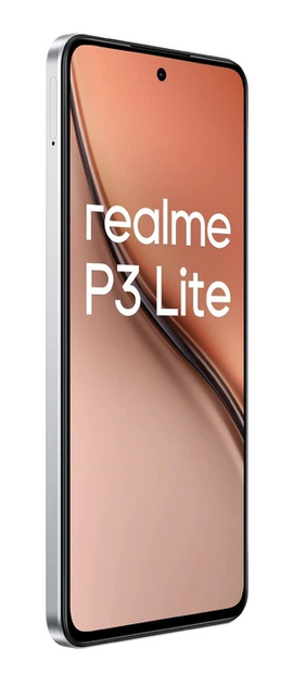 Смартфон realme P3 Lite 4/128GB White с большим экраном для фото и видео - изображение 3
