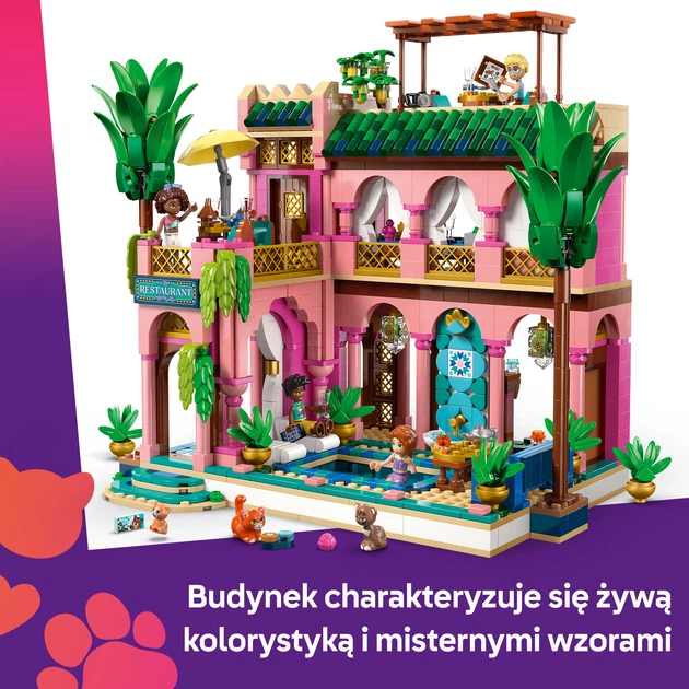Zestaw klocków LEGO Friends Restauracja z ogrodem 1465 elementów (42691) - Zdjęcie 4 Zestaw klocków LEGO Friends Restauracja z ogrodem 1465 elementów (42691) - obraz 4