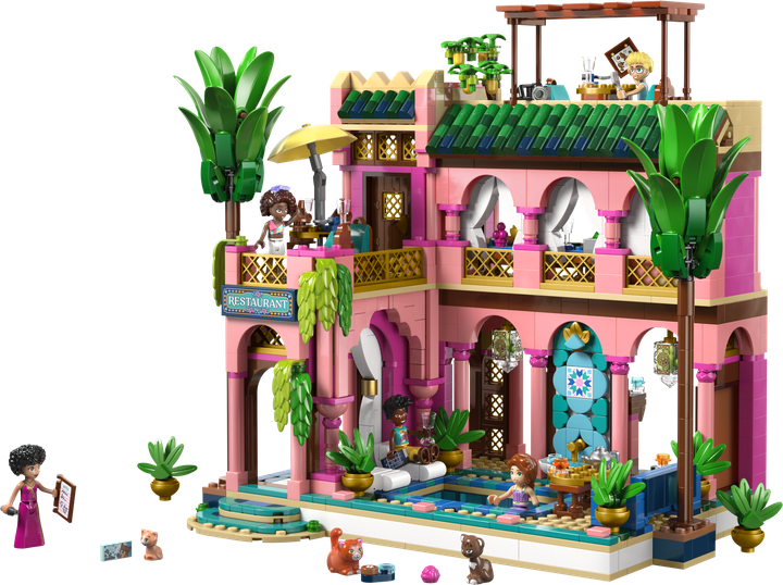 Zestaw klocków LEGO Friends Restauracja z ogrodem 1465 elementów (42691) - Zdjęcie 2 Zestaw klocków LEGO Friends Restauracja z ogrodem 1465 elementów (42691) - obraz 2