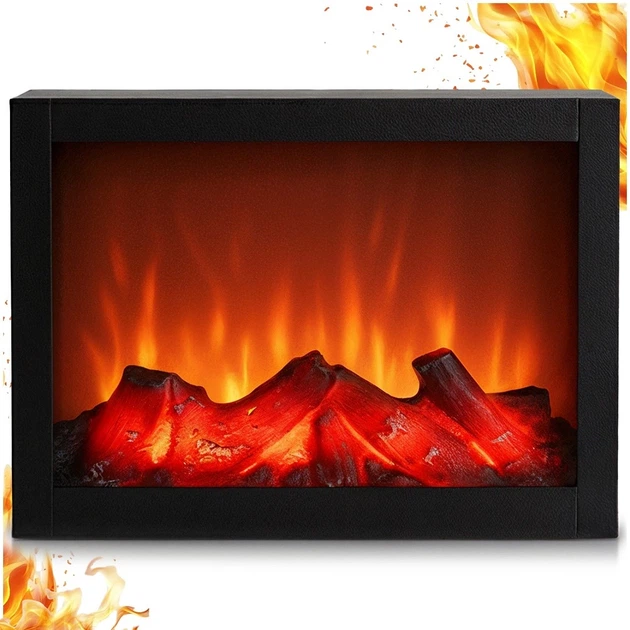 Електричний камін LED Home & Styling Collection 568150 29 x 23 см Чорний (8719987179693) - зображення 4