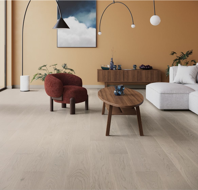 Паркетная доска Floor`360 Дуб CRISPY & CRISPY 1-полосная Лак - изображение 3