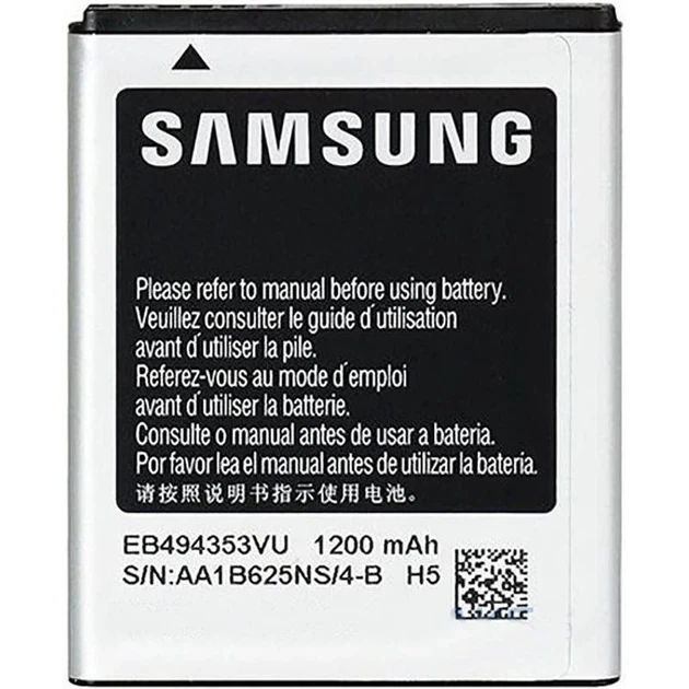 Акумулятор Samsung S5570, S5750, S7230/S7233, i5510, S5780, C6712 Original - зображення 2