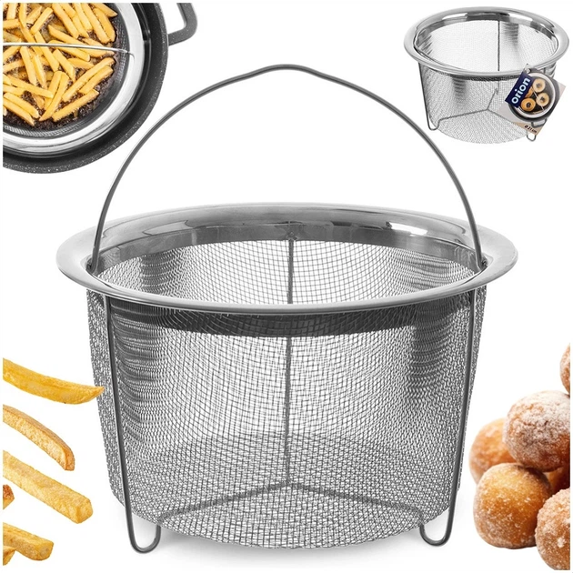 Koszyk Orion 124484 do smażenia frytek 21.5 x 13 cm Stalowy (8592381213787) - obraz 6