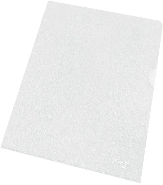 Zestaw teczek narożnych Esselte Polypropylene (PP) A5 100 szt Przezroczyste 54850 (5701216548502) - obraz 3