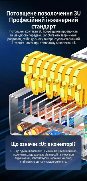 Роз'єм конектор UGREEN Ethernet RJ45 Cat6 наскрізний UTP 10 шт (NW171) - Фото 9 Роз'єм конектор UGREEN Ethernet RJ45 Cat6 наскрізний UTP 10 шт (NW171) - зображення 9