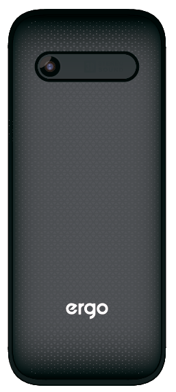 Мобільний телефон ERGO E241 Dual Sim чорний (6716239) - изображение 2