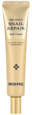 Крем для шкіри навколо очей Medi Peel 24k Gold Snail Repair Eye Cream 40ml - зображення 2
