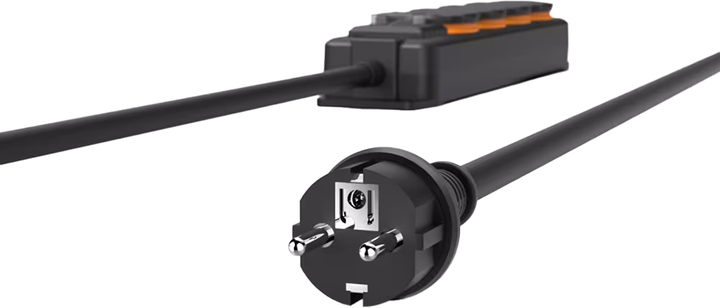 Подовжувач Hama Schuko 4m Black (4047443481399) - зображення 3