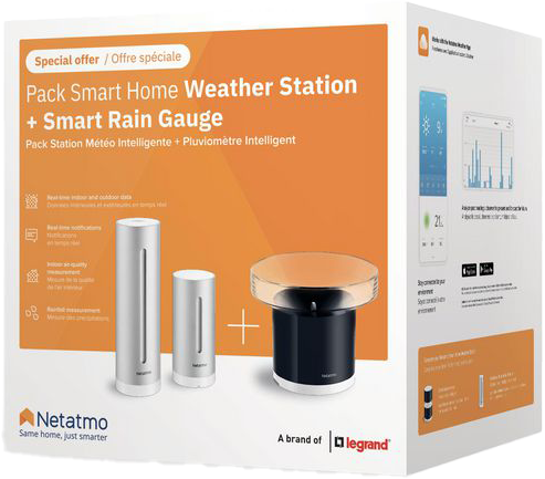Czujnik do stacji pogodowej Netatmo Weather Station + Rain Gauge (NBU-NWS-NRG-EU) - obraz 6