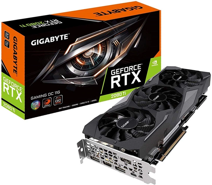 Видеокарта Gigabyte PCI-Ex GeForce RTX 2080 Ti Gaming OC Black