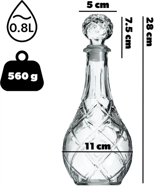 Karafka Kadax 6 x 800 ml (5903699493328) - obraz 2