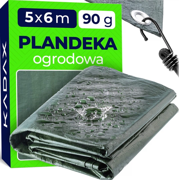 Plandeka okryciowa ogrodowa Kadax Korso 5 x 6 m Zielona (K5631) - obraz 4