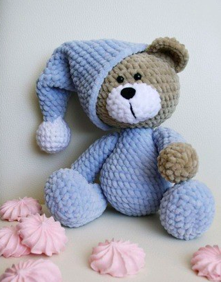 Пряжа плюшевая Premium Yarn Baby Love (Беби Лав) Изумрудный №371 - плюш для амигуруми, игрушек, маленький моточек 50г/60м - изображение 4