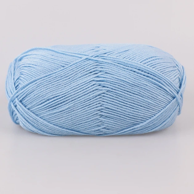 Пряжа акриловая YarnArt Adore (ЯрнАрт Адор) №340 Голубой - антипиллинг, 100 г / 280 м, для одежды, пледов, игрушек, вязания спицами и крючком - изображение 3