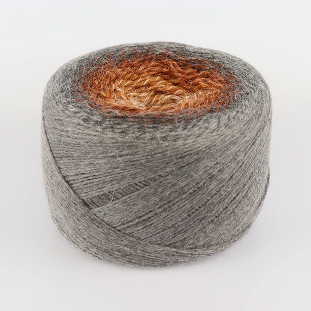 YarnArt Flowers Alpaca, №428 – полушерстяная пряжа 250 г / 940 м, альпака с акрилом, градиентное секционное окрашивание для палантинов, кардиганов - изображение 3