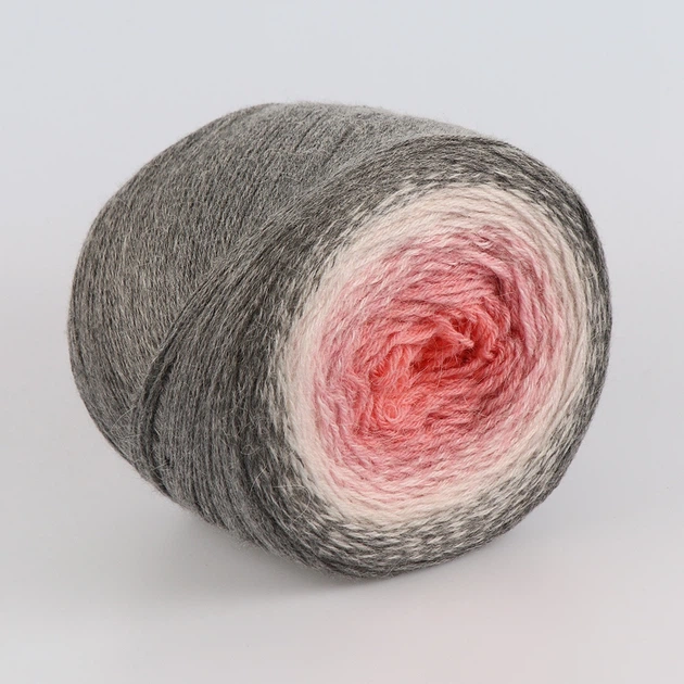 YarnArt Flowers Alpaca, №406 – полушерстяная пряжа 250 г / 940 м, альпака с акрилом, градиентное секционное окрашивание для палантинов, кардиганов - Фото 2 YarnArt Flowers Alpaca, №406 – полушерстяная пряжа 250 г / 940 м, альпака с акрилом, градиентное секционное окрашивание для палантинов, кардиганов - изображение 2